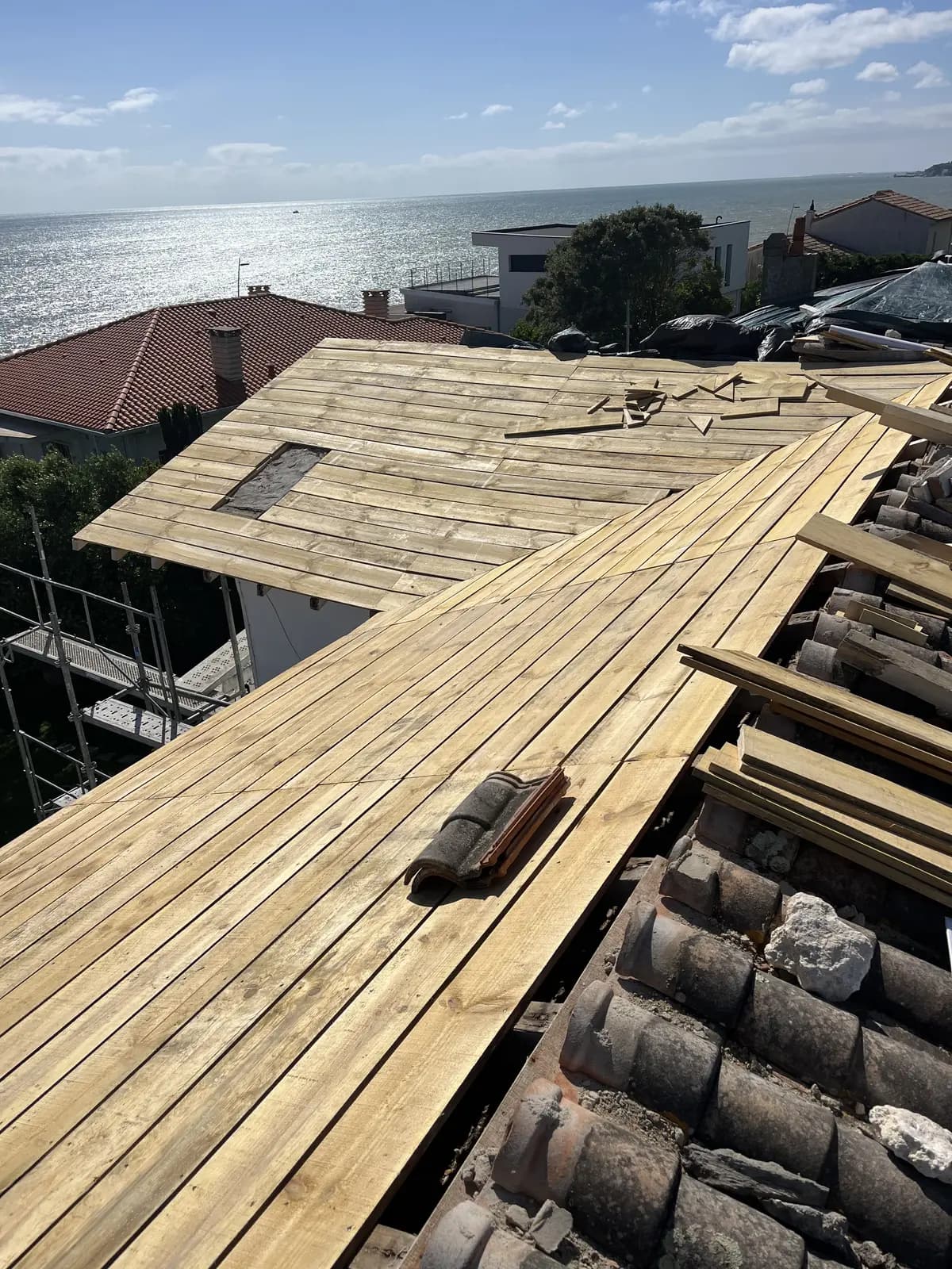 Voligeage neuf avec vue sur la mer